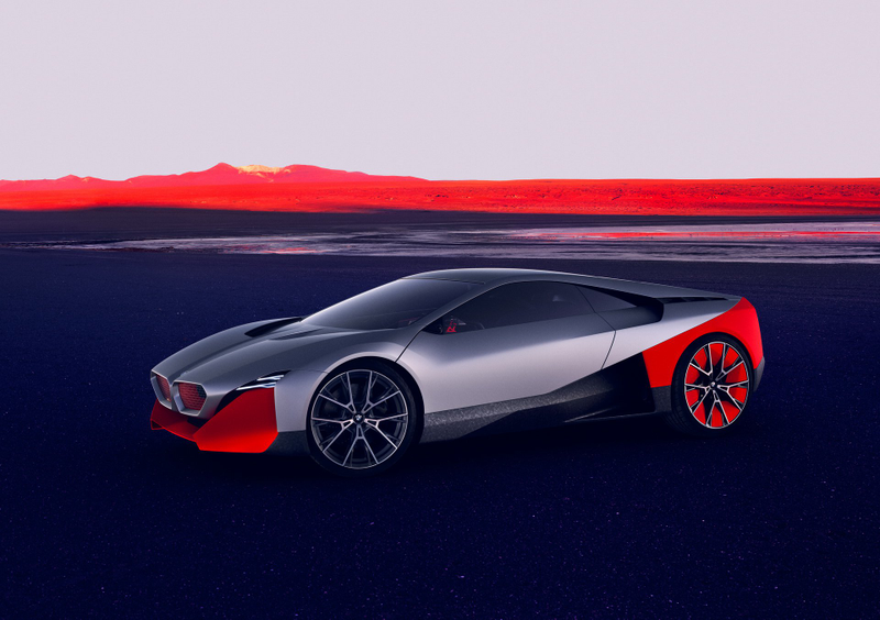 Illustration for article titled The 600 Horsepower BMW Vision M NEXT is BMW's Idea of a Hybrid Driver's Car of the Future